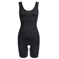 Plus Size Sleeveless Camisole Shapewear Bodysuit, Tummy Control Butt Lifting Breast Support Open Crotch Seamless Sculpting Body Shaper For Women