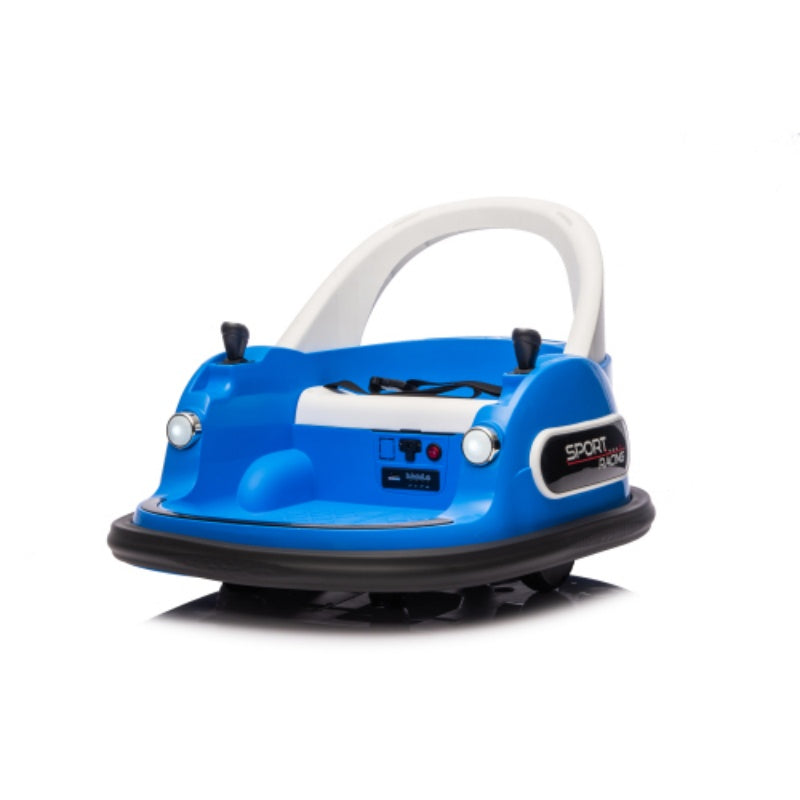 12V Ride On Bumper Car For Kids,electric Car For Kids,1.5-5 Years Old,W Remote Control, LED Lights, Bluetooth & 360 Degree Spin, Vehicle Body With Anti-collision Padding Five-point Safety Belt,2wd