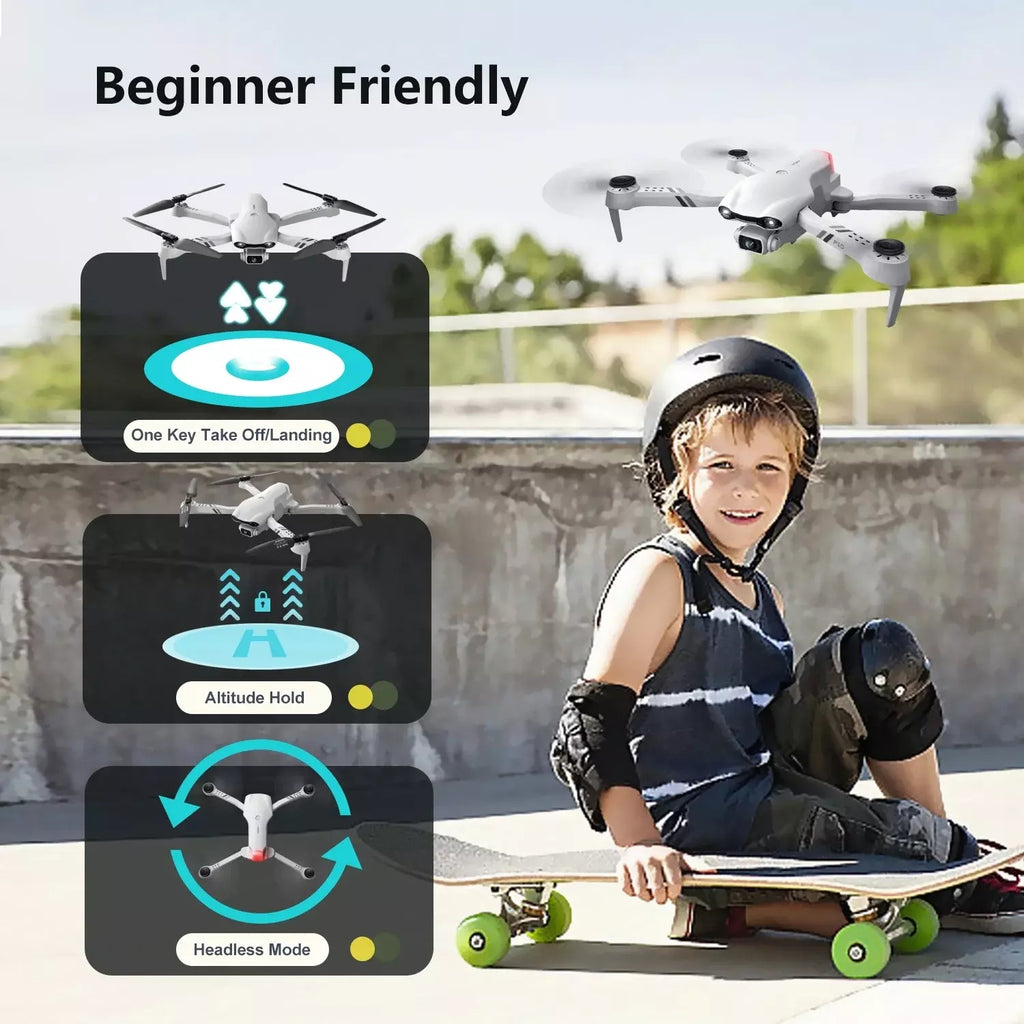 F10 Foldable Drone With Camera WIFI FPV For Adults,1080P HD FPV Live Video RC Quadcopter,Logistics Is Randomly Sent By UPS,USPS