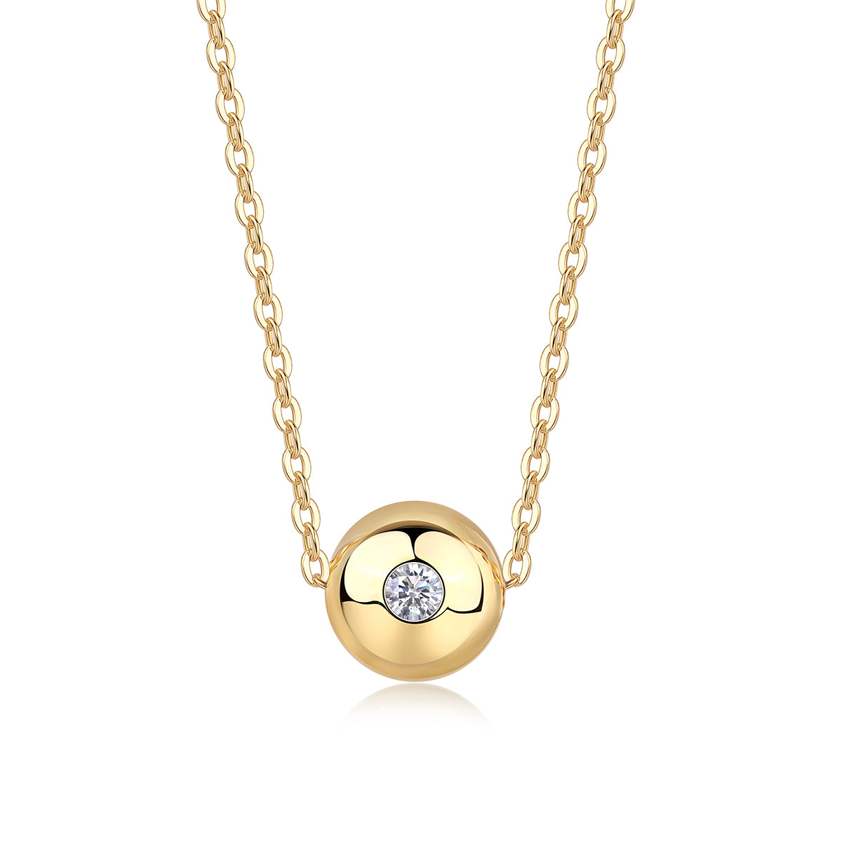 1Fortune Circulation Luxury Fashion Diamond Pendant Necklace Set With Mosan Diamond Silver Ornaments Prohibit Tk Sales