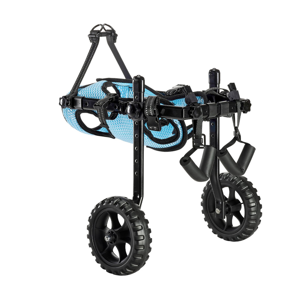 Dog Wheelchair For Back Legs, Adjustable 2 Wheels Pet Wheelchair, Lightweight  Dog Cart With Shock-Absorbing Wheels, Mobility Support Wheel Chair For Disabled Injured Dogs Up To 22lbs , X-Small