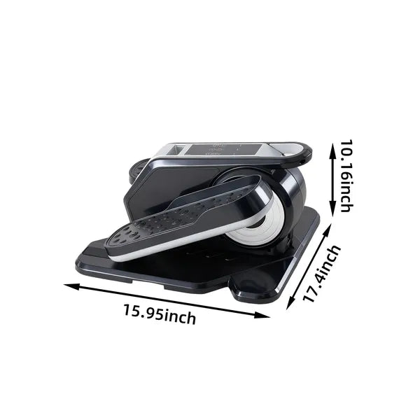 Compact Under-Desk Elliptical - Quiet Mini Pedal Exerciser With Adjustable Speed And LED Display