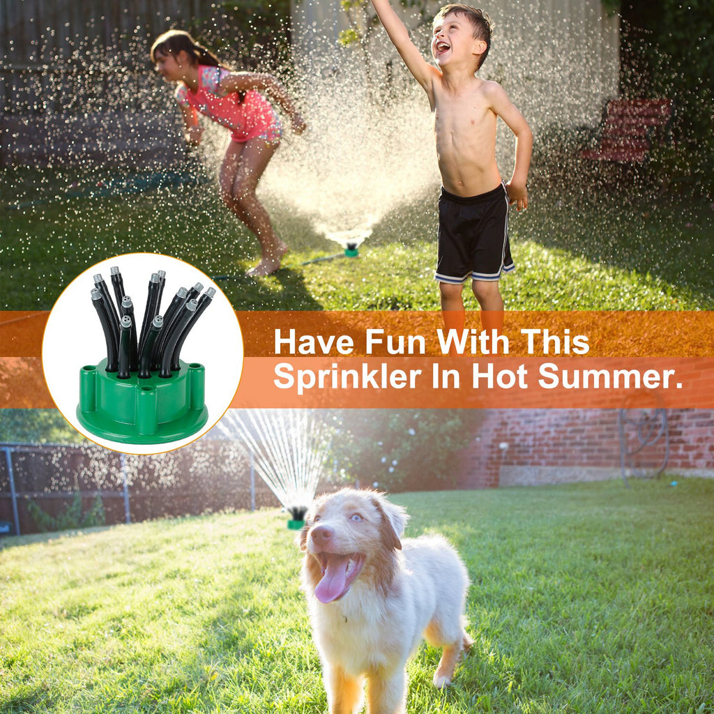 360 Degree Flexible Lawn Sprinkler Automatic 12 Tubes Garden Water Irrigation Sprayers Garden Sprinkler