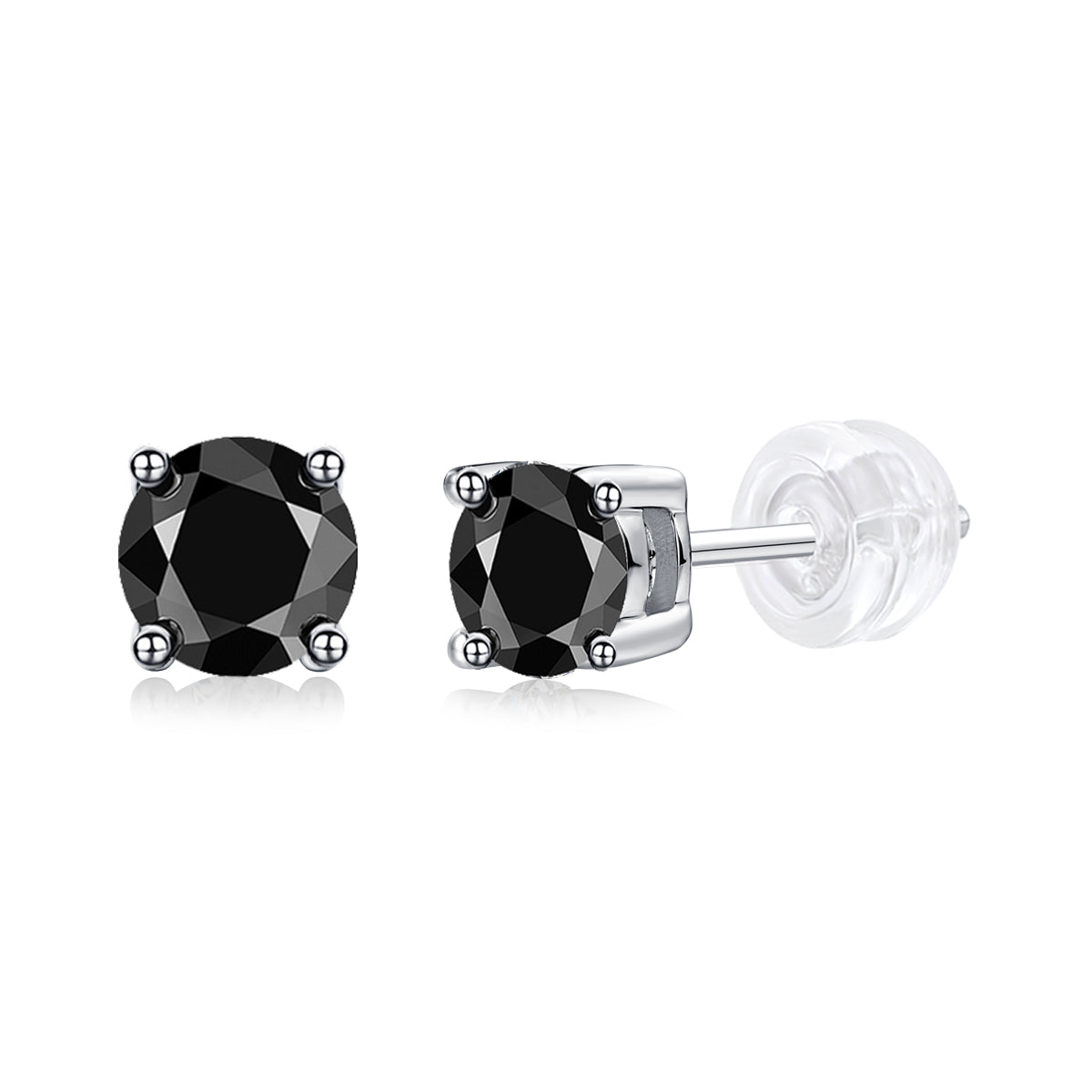 1Pure Love Luxury Fashion Diamond Earrings Stud Set Mosan Diamond Silver Jewelry Prohibit Tk Sales